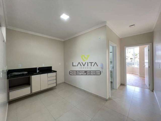 Apartamento com 1 dormitório para alugar, 47 m² por R$ 1.640,00/mês - Vila Nova - Blumenau/SC