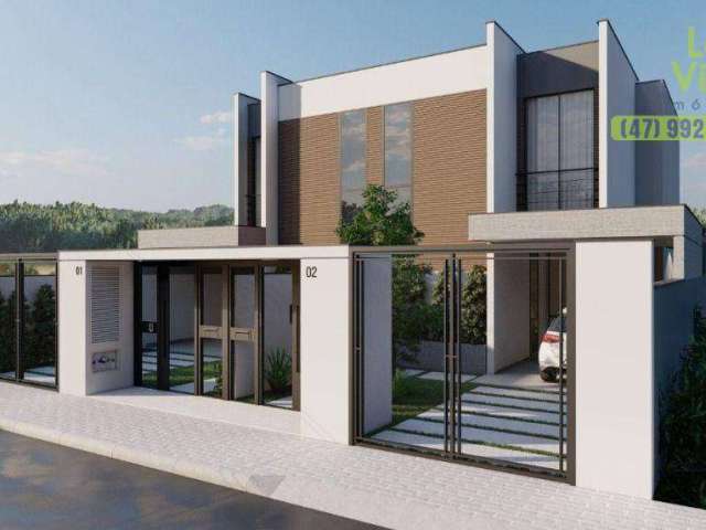 Casa com 3 dormitórios à venda, 128 m² por R$ 519.000,00 - Gasparinho - Gaspar/SC