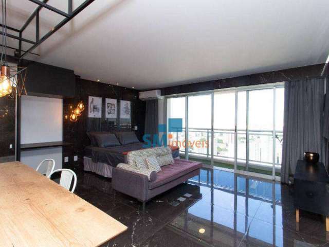 Apartamento com 1 dormitório à venda, 45 m² por R$ 800.000,00 - Santo Amaro - São Paulo/SP
