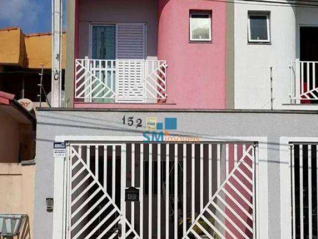 Sobrado com 3 dormitórios à venda, 110 m² por R$ 440.000,00 - Jardim Ipanema - Santo André/SP