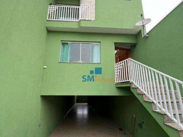 Sobrado com 3 dormitórios à venda, 240 m² por R$ 850.000 - Parque Erasmo Assunção - Santo André/SP