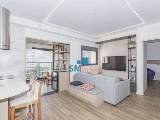 Apartamento com 1 dormitório à venda, 63 m² por R$ 1.064.000 - Jardim das Acácias - São Paulo/SP
