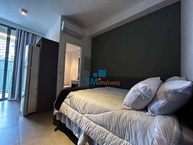 Apartamento com 1 dormitório para alugar, 21 m² por R$ 3.850,00/mês - Moema - São Paulo/SP