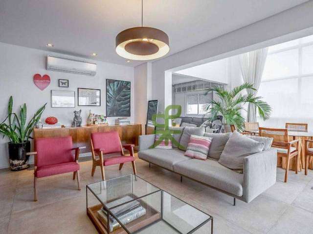 Apartamento com 3 dormitórios à venda, 136 m² por R$ 2.750.000,00 - Brooklin Novo - São Paulo/SP