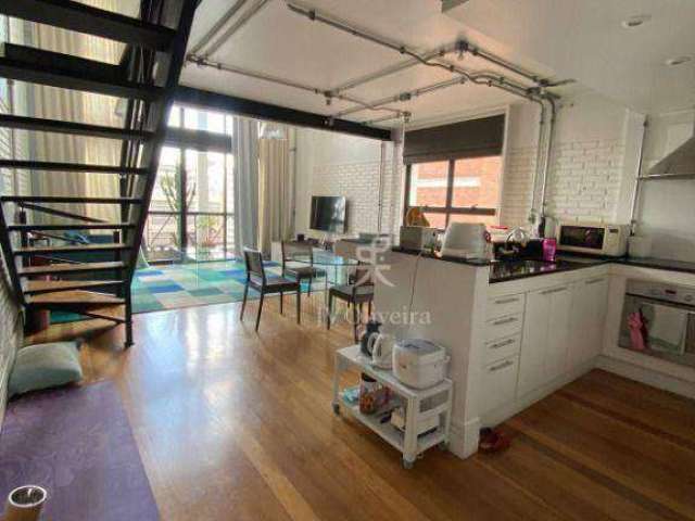 Loft Mobiliado para alugar, 83m² com 1 dormitório - Cerqueira César - São Paulo/SP