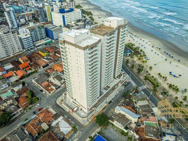 Apartamento com 2 dormitórios para alugar, 77 m² por R$ 3.000,00/mês - Mirim - Praia Grande/SP