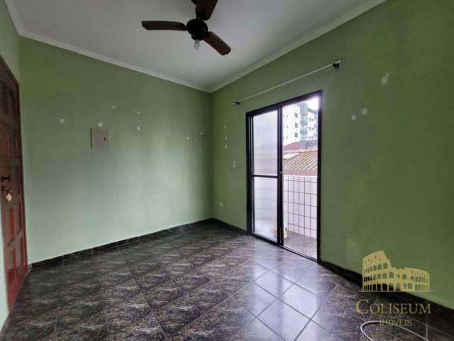 Apartamento com 1 dormitório para alugar, 60 m² por R$ 1.800,00/mês - Vila Assunção - Praia Grande/SP