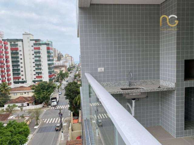 Apartamento com 2 dormitórios à venda, 68 m² por R$ 480.000,00 - Canto do Forte - Praia Grande/SP