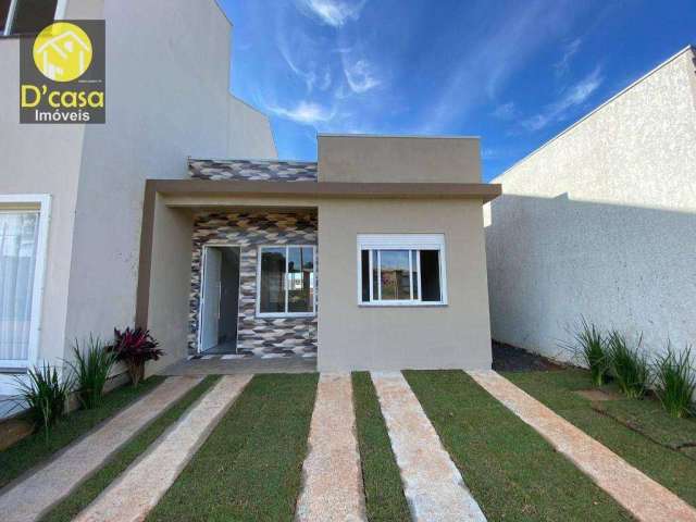 Linda casa com 2 dormitórios à venda, 55 m² por R$ 289.000 - Parque Ipiranga - Gravataí/RS