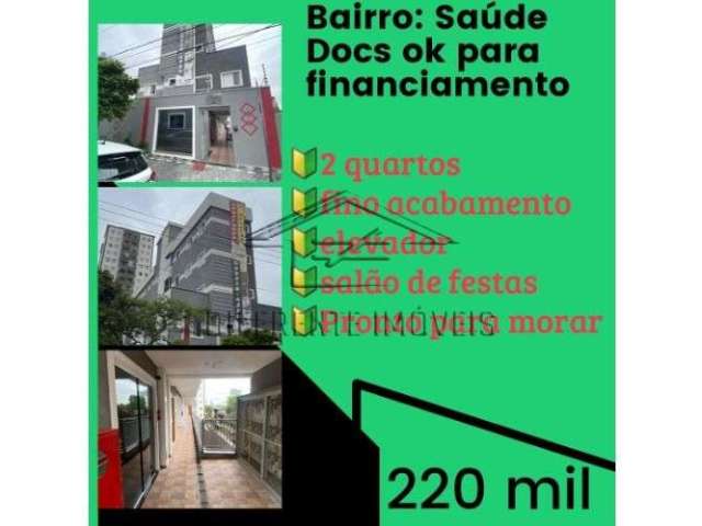 Apartamento com 2 quartos à venda na Avenida Coronel José Pires de Andrade, Saúde, São Paulo, 35 m2 por R$ 220.000