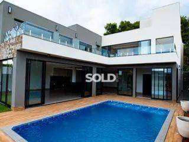 Casa sobrado de alto padrão, com 5 suítes, piscina aquecida, 457m² de área construída,  à venda por R$ 3.200.000,00 - Morada da Fronteira - Rifaina-SP