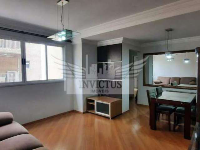 Apartamento Mobiliado com 2 Dormitórios para Locação, 65m² - Bairro Jardim em Santo André/SP.