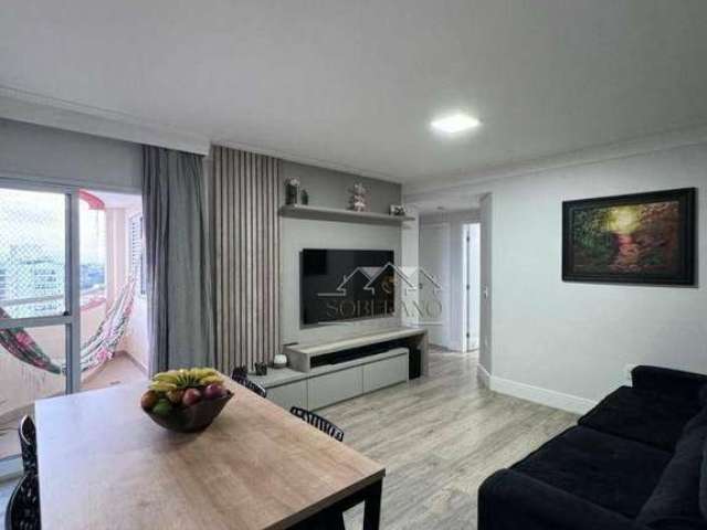Apartamento com 3 dormitórios à venda, 88 m² por R$ 699.000,00 - Vila Valparaíso - Santo André/SP
