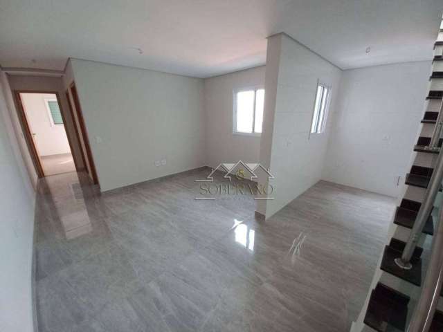 Cobertura com 2 dormitórios, 106 m² - venda por R$ 570.000,00 ou aluguel por R$ 2.899,00/mês - Vila Valparaíso - Santo André/SP