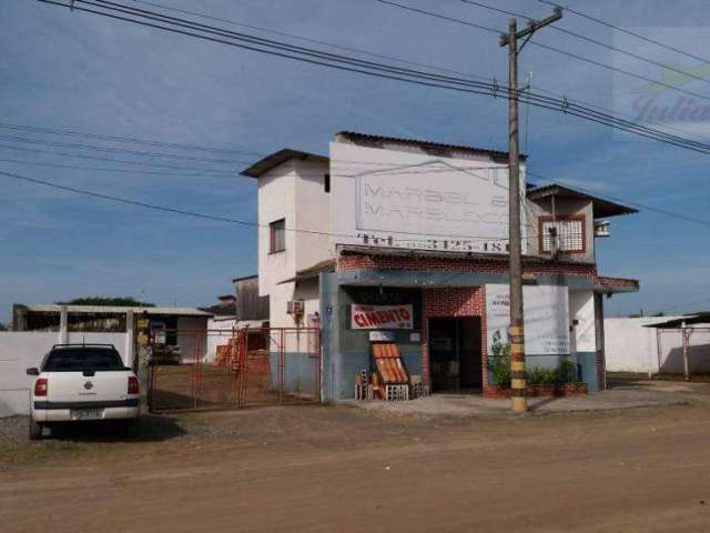 Galpão, 452 m² - venda por R$ 1.000.000,00 ou aluguel por R$ 6.000,00/mês - Recanto Laranjeiras (Sub Div) - Itanhaém/SP