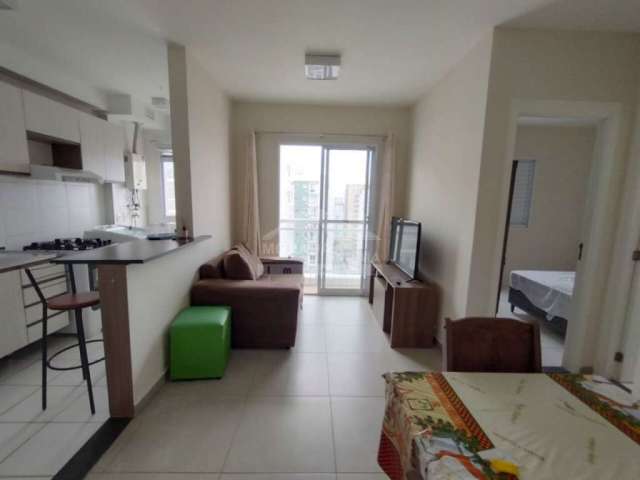 Apartamento mobiliado, VISTA MAR na Ocian, 2 dormitórios em Praia Grande.