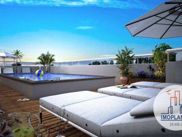 Apartamento com 2 dormitórios à venda, 63 m² por R$ 438.242,26 - Maracanã - Praia Grande/SP