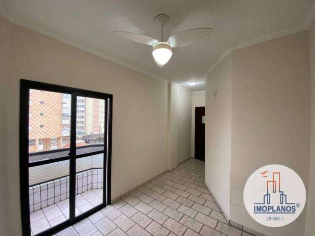 Apartamento com 1 dormitório para alugar, 45 m² por R$ 1.600,01/mês - Aviação - Praia Grande/SP