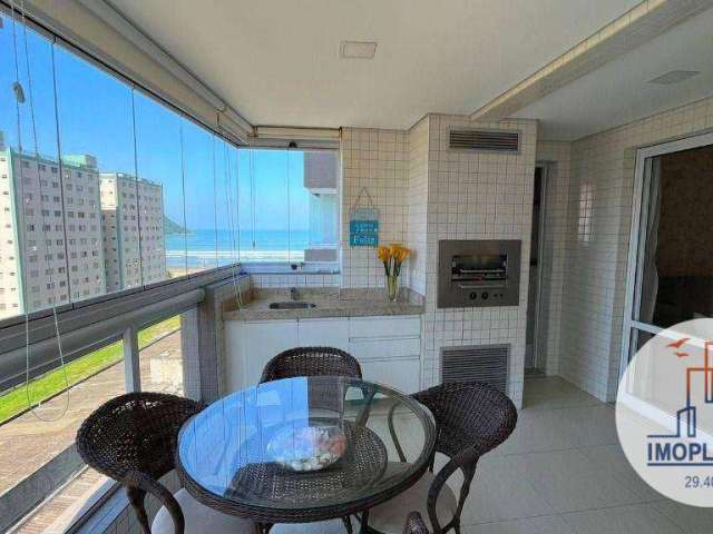 Apartamento com 3 dormitórios à venda, 129 m² por R$ 1.300.000,00 - Canto do Forte - Praia Grande/SP