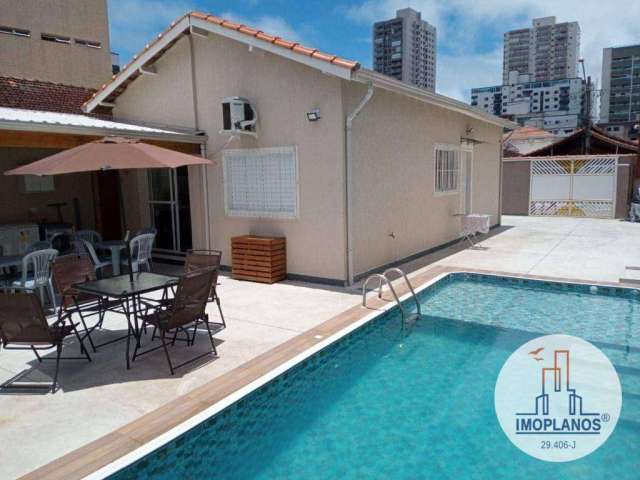 Casa com 3 dormitórios para alugar, 80 m² por R$ 7.000,00/mês - Vila Guilhermina - Praia Grande/SP