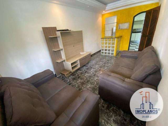 Sobrado com 3 dormitórios para alugar, 105 m² por R$ 3.000,02/mês - Vila Guilhermina - Praia Grande/SP
