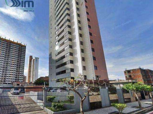 Apartamento  com vista mar, andar alto, com 2 dormitórios à venda, 55 m² por R$ 410.000 - Praia de Iracema - Fortaleza/CE