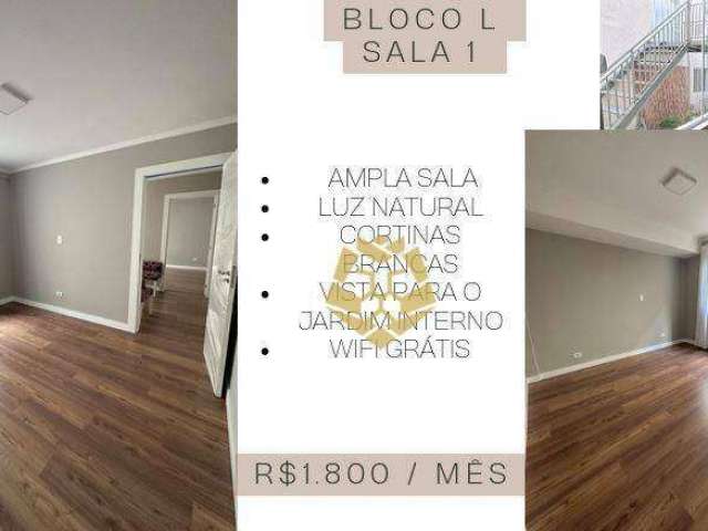 Sala para alugar, 50 m² por R$ 1.800,00/mês - Vila Izabel - Curitiba/PR