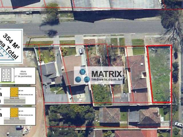 Terreno à venda, 354 m² por R$ 1.300.000,00 - Portão - Curitiba/PR