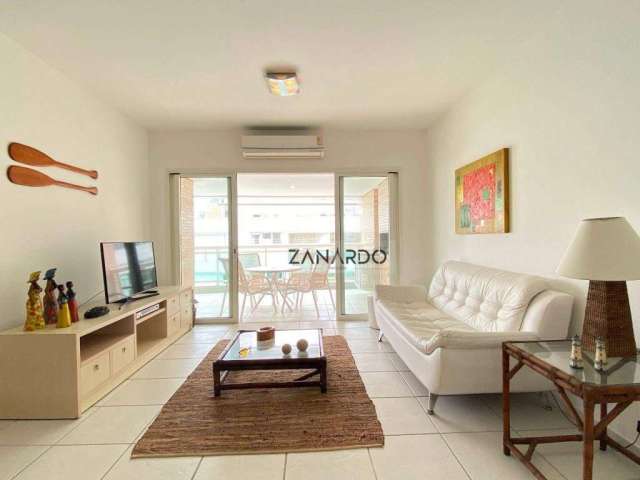 Apartamento com 3 quartos sendo 2 Suítes para alugar, 122 m² por R$ 12.500/mês - Riviera de São Lourenço