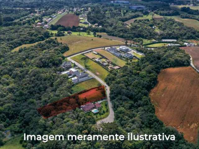 Terreno em condomínio fechado à venda na Estrada da Cachoeira, 1000, Fazendinha, Campo Largo por R$ 895.000