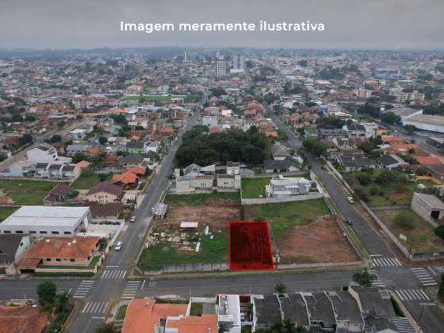 Terreno à venda na Rua Antônio Jordão Guiraud, 212, Vila Bancária, Campo Largo por R$ 445.000