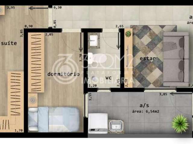 Apartamento sem Condomínio para Venda em Santo André, Vila Curuçá, 2 dormitórios, 1 suíte, 2 banheiros, 1 vaga
