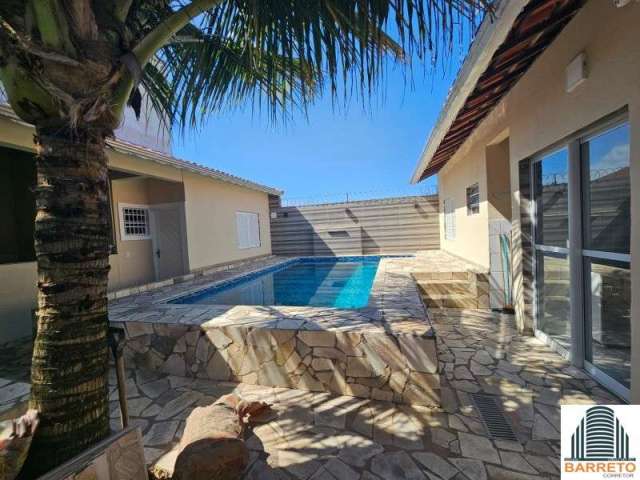 Casa com piscina à venda no bairro bopiranga em itanhaém litoral de sp