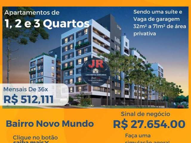 Apartamento à venda no bairro Novo Mundo - Curitiba/PR