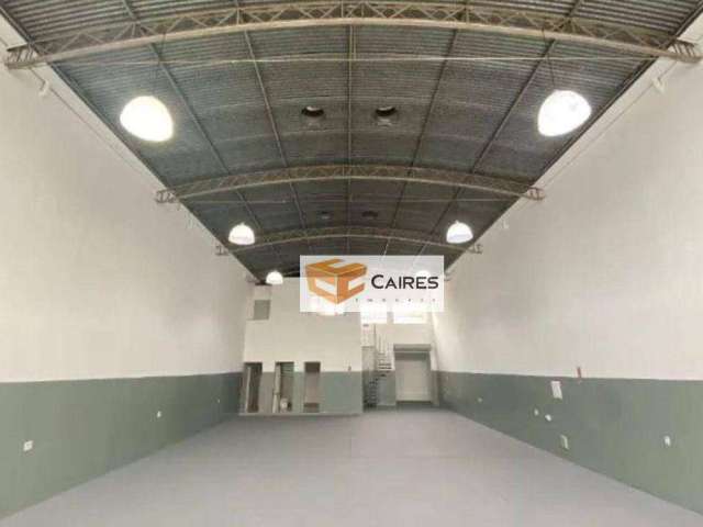 Barracão para alugar, 280 m² por R$ 7.217,00/mês - Jardim Nilópolis - Campinas/SP
