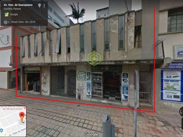 Prédio para alugar na Avenida Visconde de Guarapuava, 3323, Centro, Curitiba, 300 m2 por R$ 7.900