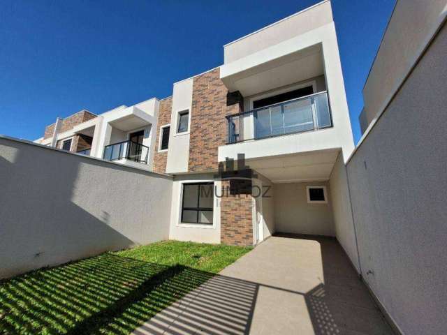 Sobrado com 3 dormitórios à venda, 102 m² por R$ 699.000,00 - Boa Vista - Curitiba/PR