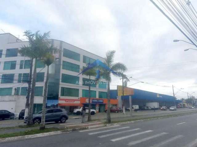 Sala comercial com 1 sala para alugar na Avenida Ubirajara Keutenedjian, 641, Vila Mirim, Praia Grande, 91 m2 por R$ 3.550
