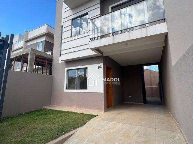Sobrado com 3 dormitórios à venda, 84 m² por R$ 295.000,00 - Uvaranas - Ponta Grossa/PR