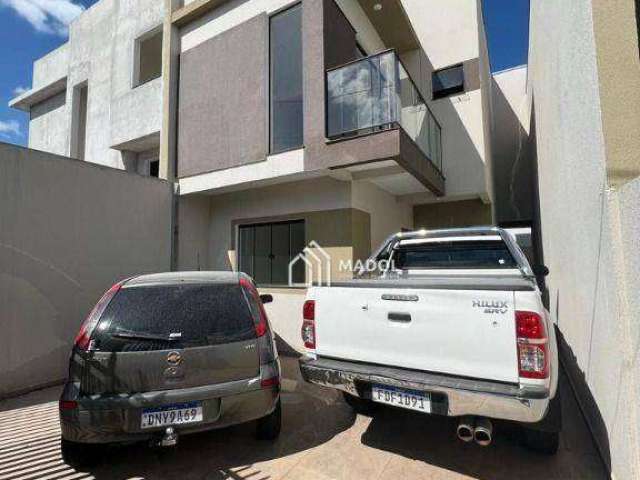 Sobrado com 3 dormitórios à venda, 100 m² por R$ 312.900,00 - Uvaranas - Ponta Grossa/PR