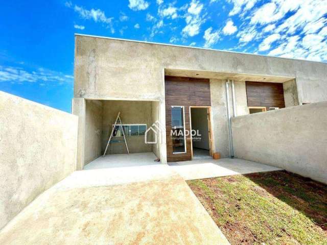 Casa com 3 dormitórios à venda, 72 m² por R$ 279.000 - Cará-cará - Ponta Grossa/PR