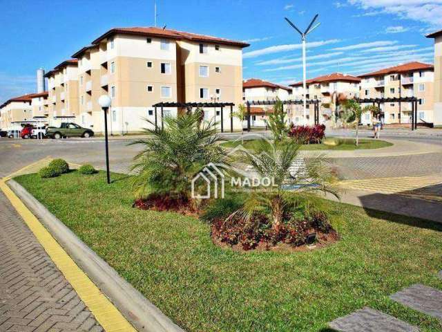 Apartamento com 2 dormitórios para alugar, 62 m² por R$ 800,00/mês - Uvaranas - Ponta Grossa/PR