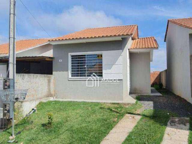 Casa com 2 dormitórios para alugar, 55 m² por R$ 800/mês - Contorno - Ponta Grossa/PR