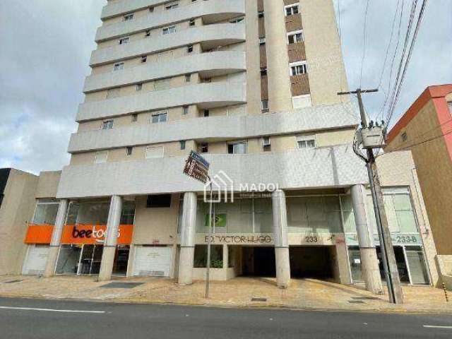 Apartamento com 3 dormitórios para alugar, 170 m² por R$ 2.950/mês - Centro - Ponta Grossa/PR