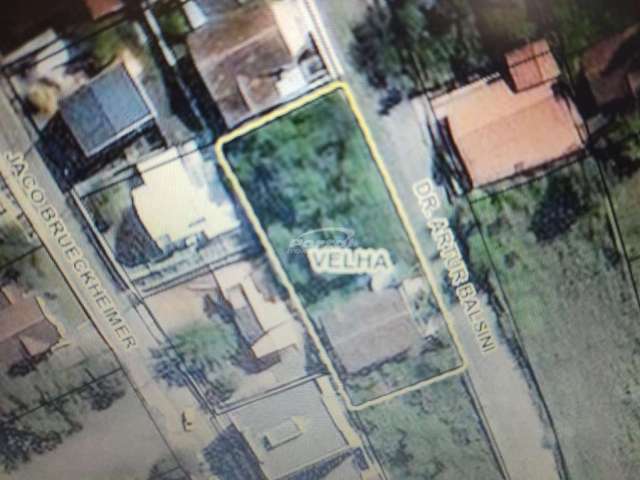 Terreno comercial à venda na Dr. Artur Balsini, Velha, Blumenau, 992 m2 por R$ 1.600.000
