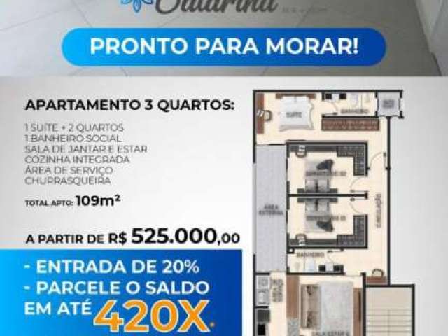 Apartamento com 3 quartos à venda na Avenida das Torres, 565, Gaspar Mirim, Gaspar, 109 m2 por R$ 525.000