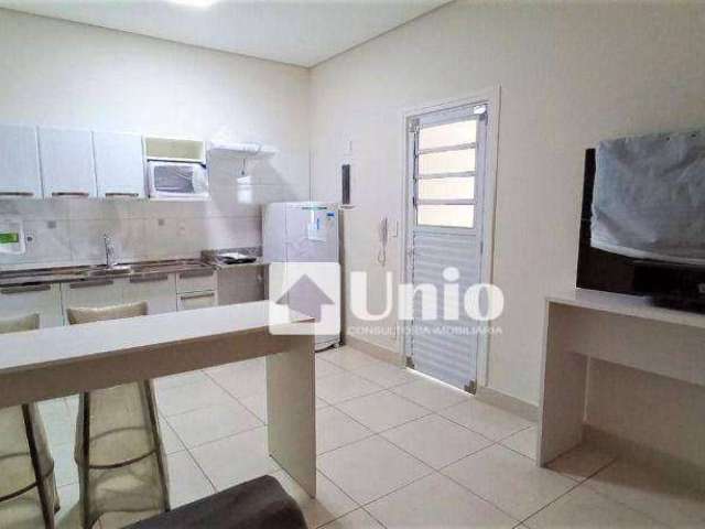 Kitnet com 1 dormitório para alugar, 31 m² por R$ 1.450,02/mês - Dois Córregos - Piracicaba/SP