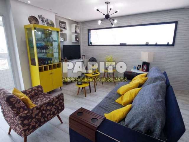 Cobertura com 3 quartos à venda na Vila Mirim, Praia Grande , 165 m2 por R$ 900.000