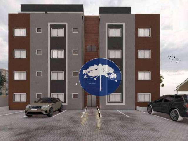 Apartamento com 2 dormitórios à venda, 50 m² por R$ 228.000,00 - Costeira - Araucária/PR