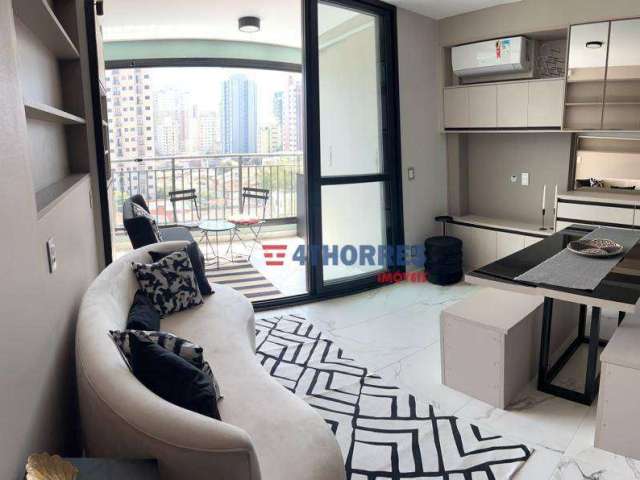 Apartamento com 2 dormitórios para alugar, 61 m² por R$ 6.000,00/mês - Mirandópolis - São Paulo/SP